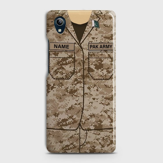 Vivo Y1s Army Costume Embroidery Customized Case