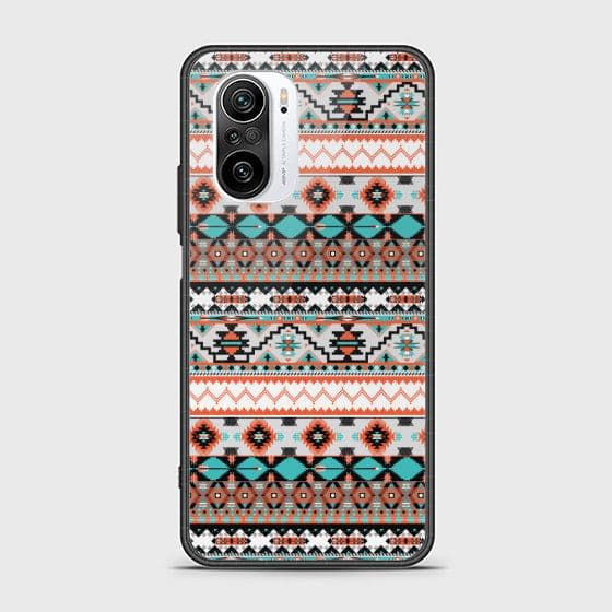 Xiaomi Redmi K40 Aztec Pattern Glass Customized Case