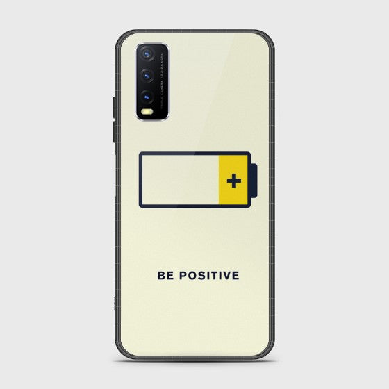 Vivo Y11s Be Positive Glass Customized Case