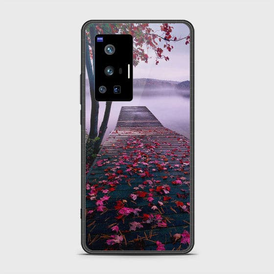 Vivo X70 Pro Beautiful Nature Glass Customized glass Case CS-21220
