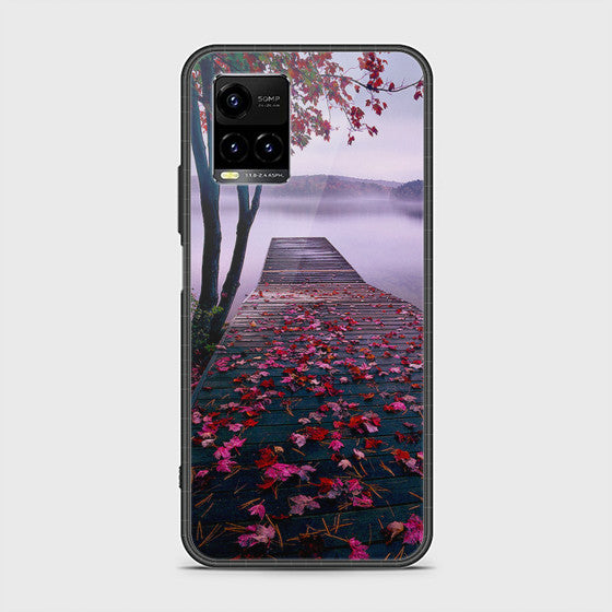 Vivo Y33s Beautiful Nature Glass Customized Case