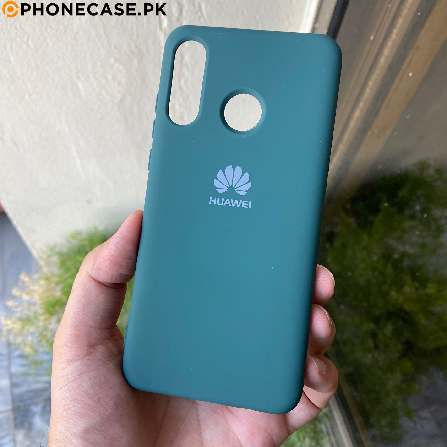 Huawei P30 Lite Liquid silicon case with microfiber 360 degree Protection
