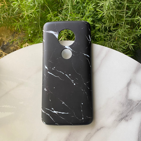 Motorola Moto E5  Black marble Customized Case CS-819