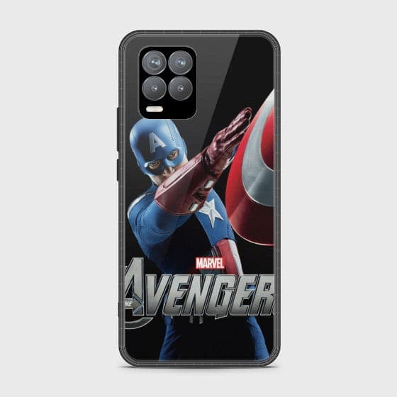Realme 8 Pro Captain America Glass Customized Case