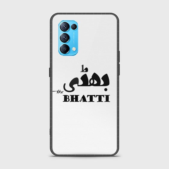 Oppo Reno 5 Pro 5G Caste Name Bhatti Glass Customized Case