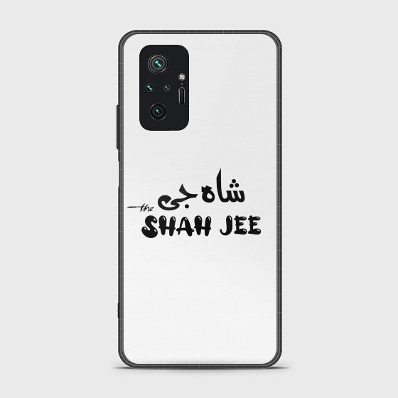 Xiaomi Redmi Note 10 Pro Caste Name Shah Jee Glass Customized Case