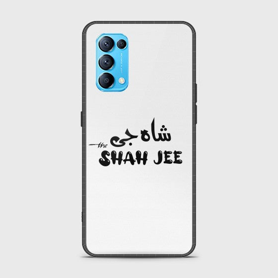 Oppo Find X3 Lite Caste Name Shah Jee Glass Customized Case