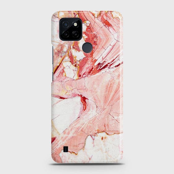 Realme C21Y Chick Rose Gold Marbel Customized Case