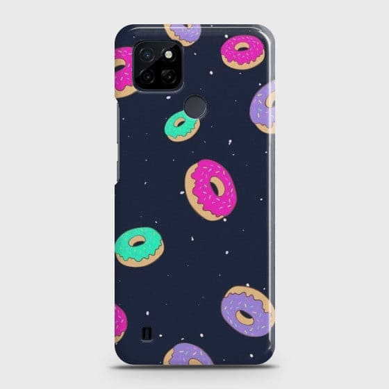 Realme C21Y Colorful Donuts Customized Case