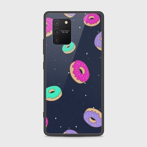 Samsung Galaxy M80s Colorful Donuts Glass Case