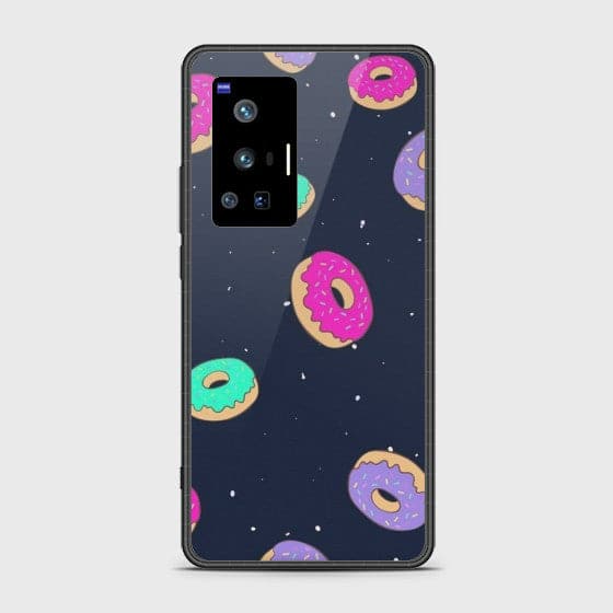 Vivo X70 Pro Colorful Donuts Glass Customized Case