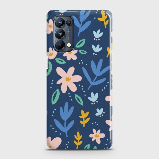 Oppo Reno 5 Colorful Flowers Customized Case