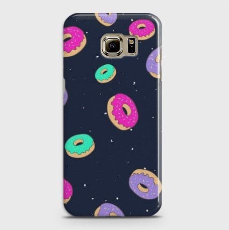SAMSUNG GALAXY S6 Edge Colorful Donuts Case