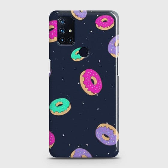 OnePlus Nord N10 Colorful Donuts Customized Case