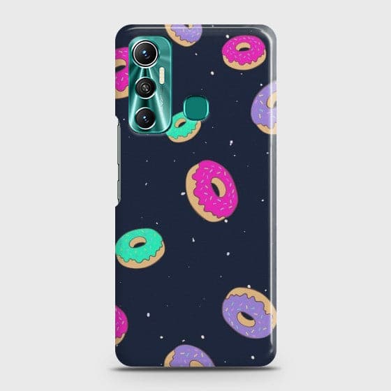Infinix Hot 11 Colorful Donuts Customized Case