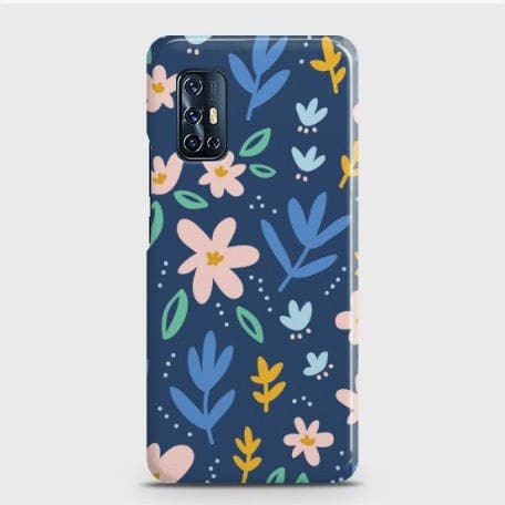 Vivo V17 Colorful Flowers  Premium Printed Hard Case CS-28086