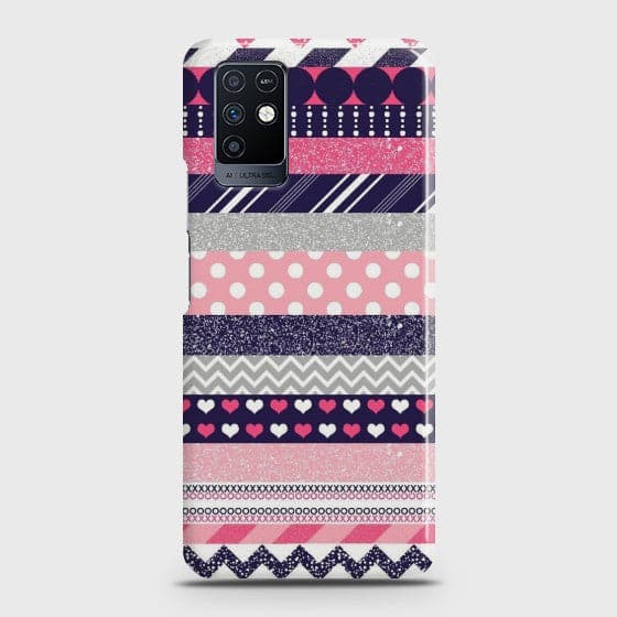 Infinix Note 10 Colourful Circles Customized Case