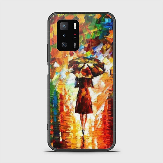 Xiaomi POCO X3 GT Girl with Umbrella Glass Customized Case