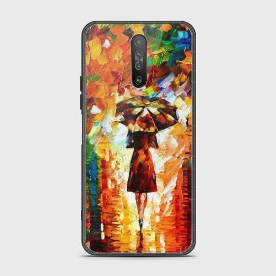 Xiaomi Redmi K30 Girl with Umbrella Glass Case