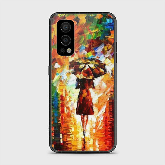 OnePlus Nord 2 Girl with Umbrella Glass Case