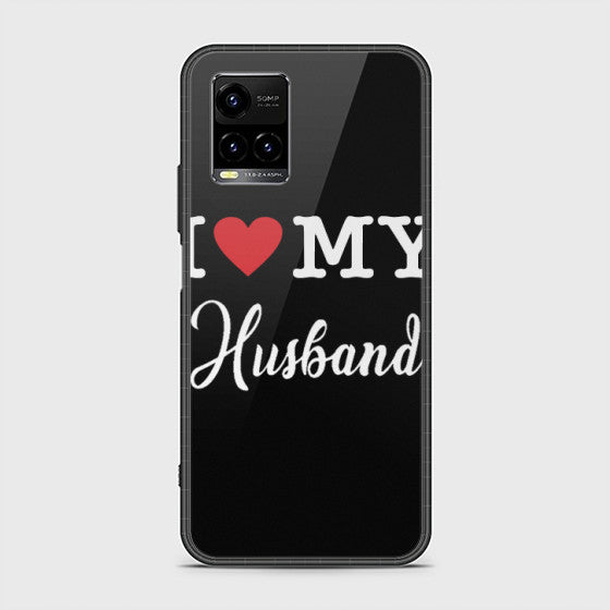 Vivo Y33s I Love My Husband Glass Customized Case