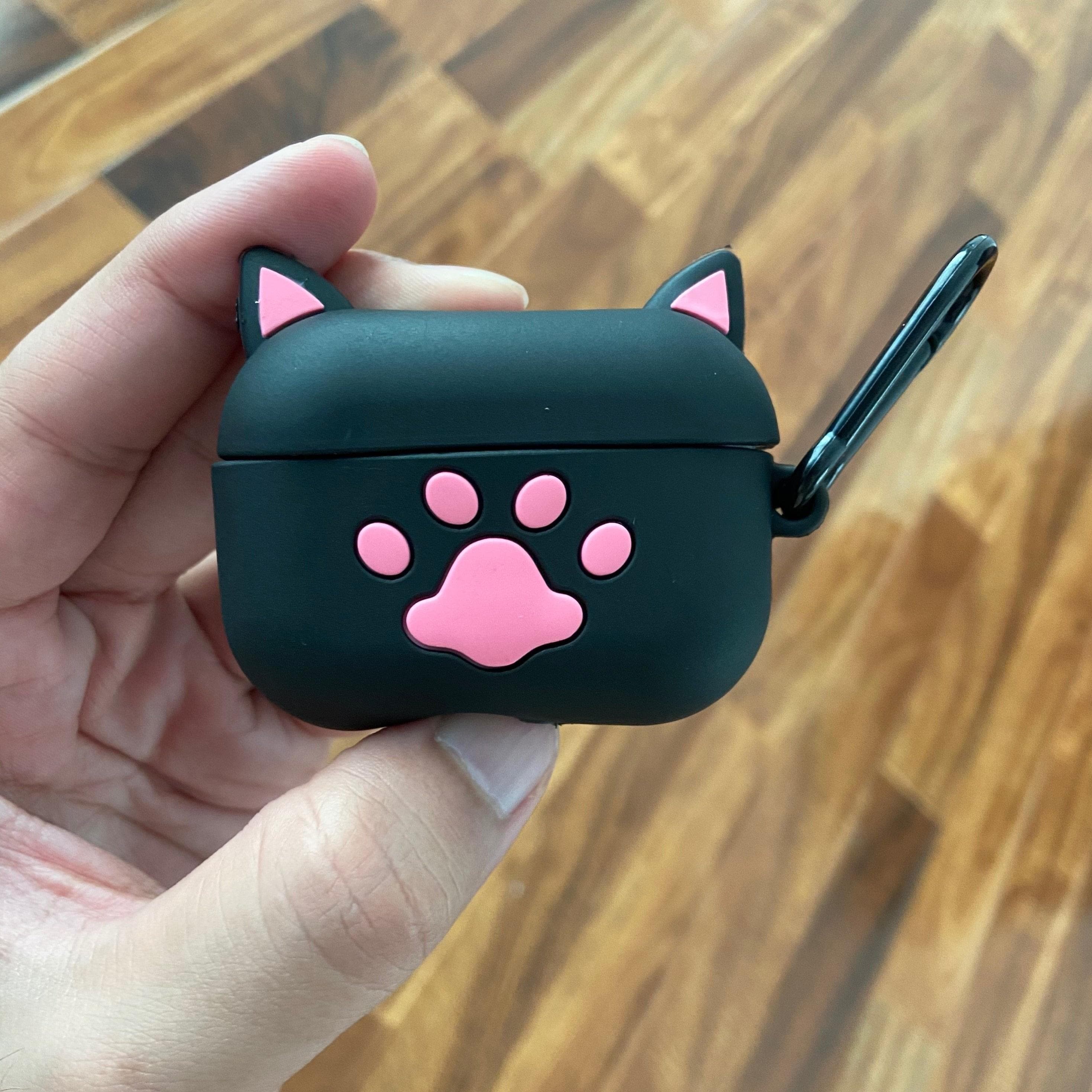 Airpods Pro Cat Paw Shock proof Case with holding clip