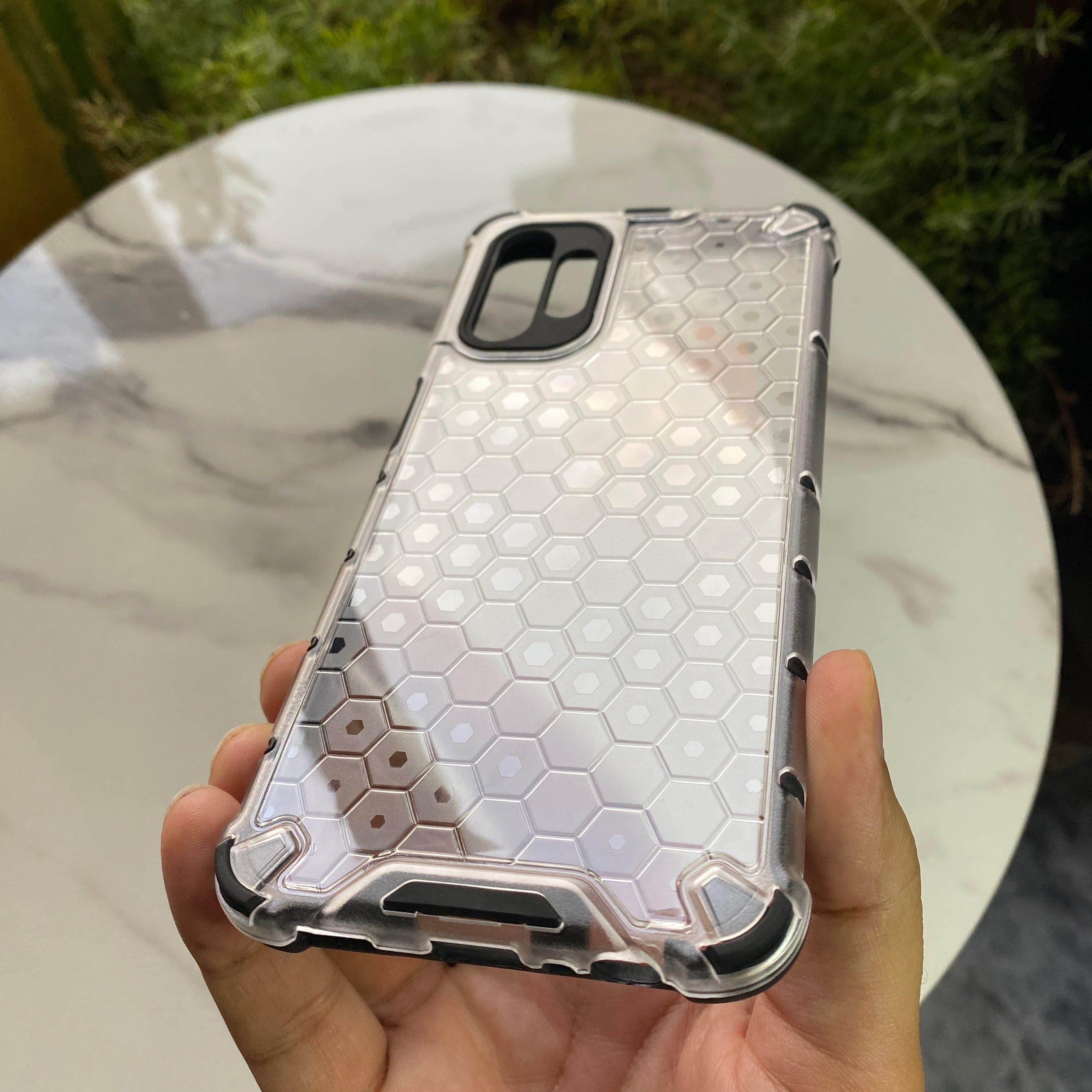 Galaxy A13 Airbag Shockproof Hybrid Armor Honeycomb Transparent Cover