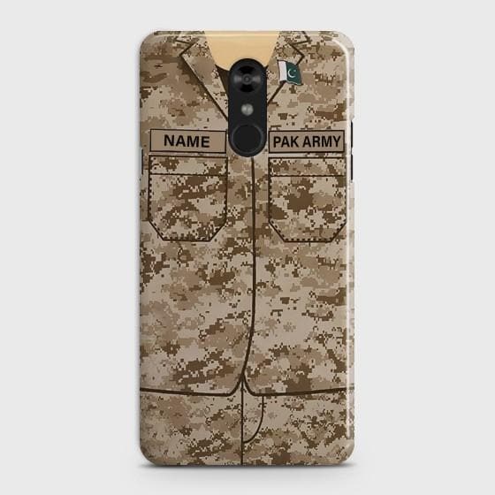 LG Stylo 4 Army Costume With Custom Name Case