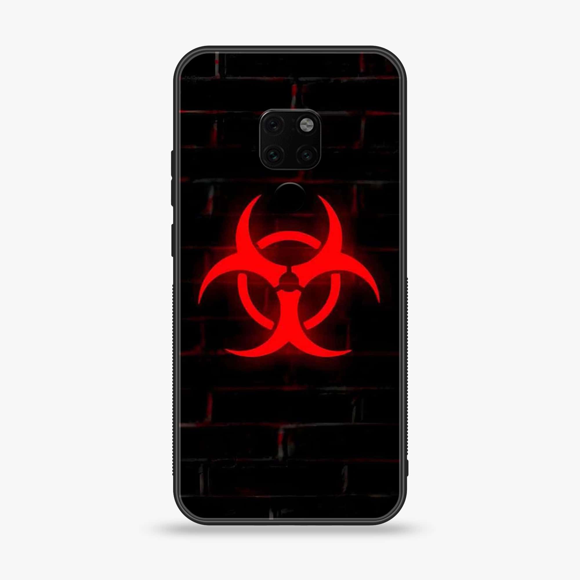 Huawei Mate 20 - Biohazard Sign - Premium Printed Glass soft Bumper shock Proof Case