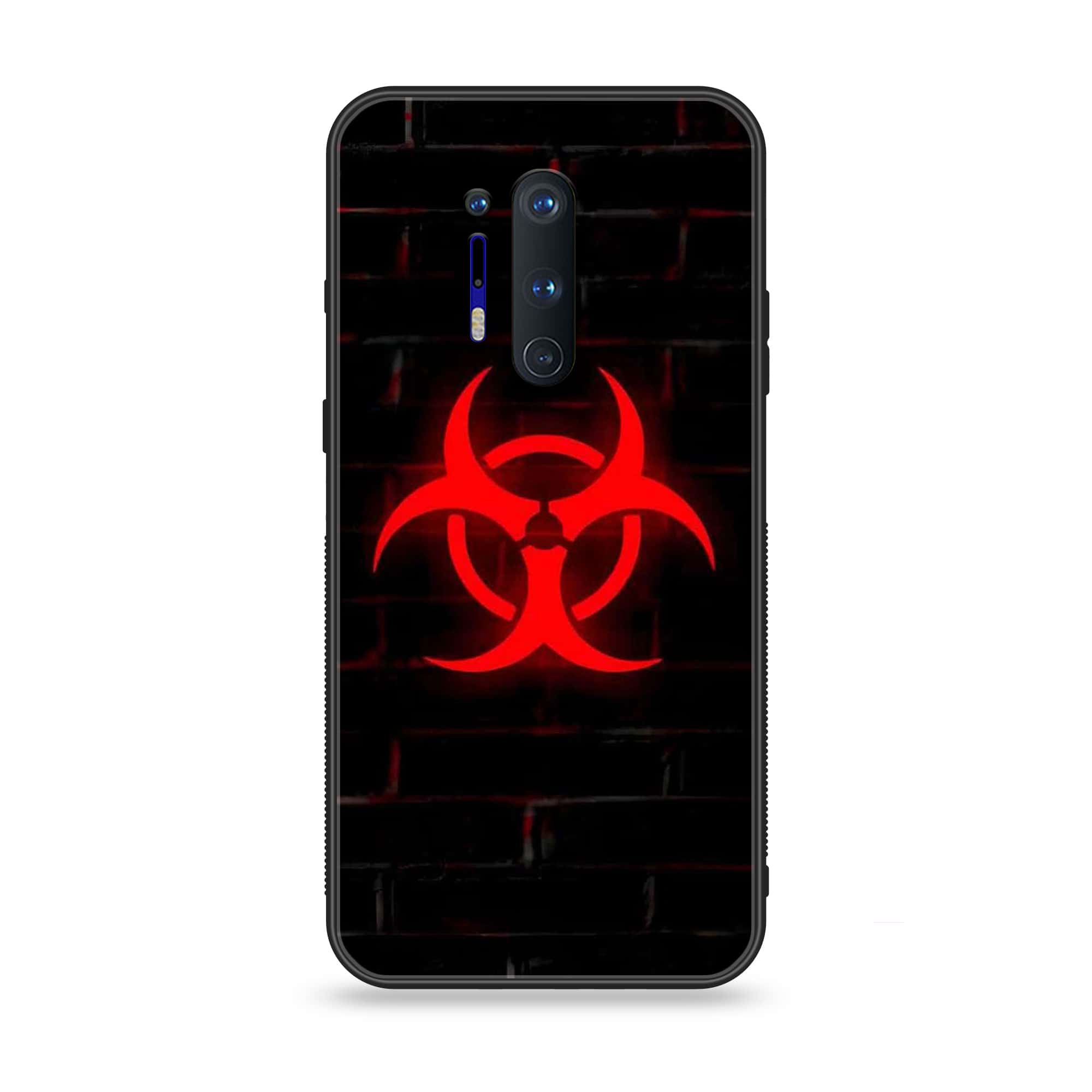 OnePlus 8 Pro - Biohazard Sign - Premium Printed Glass soft Bumper shock Proof Case