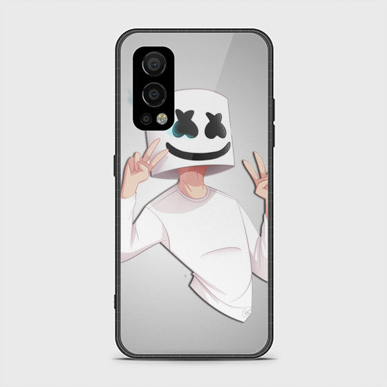 OnePlus Nord 2 Marshmello Face Glass Case