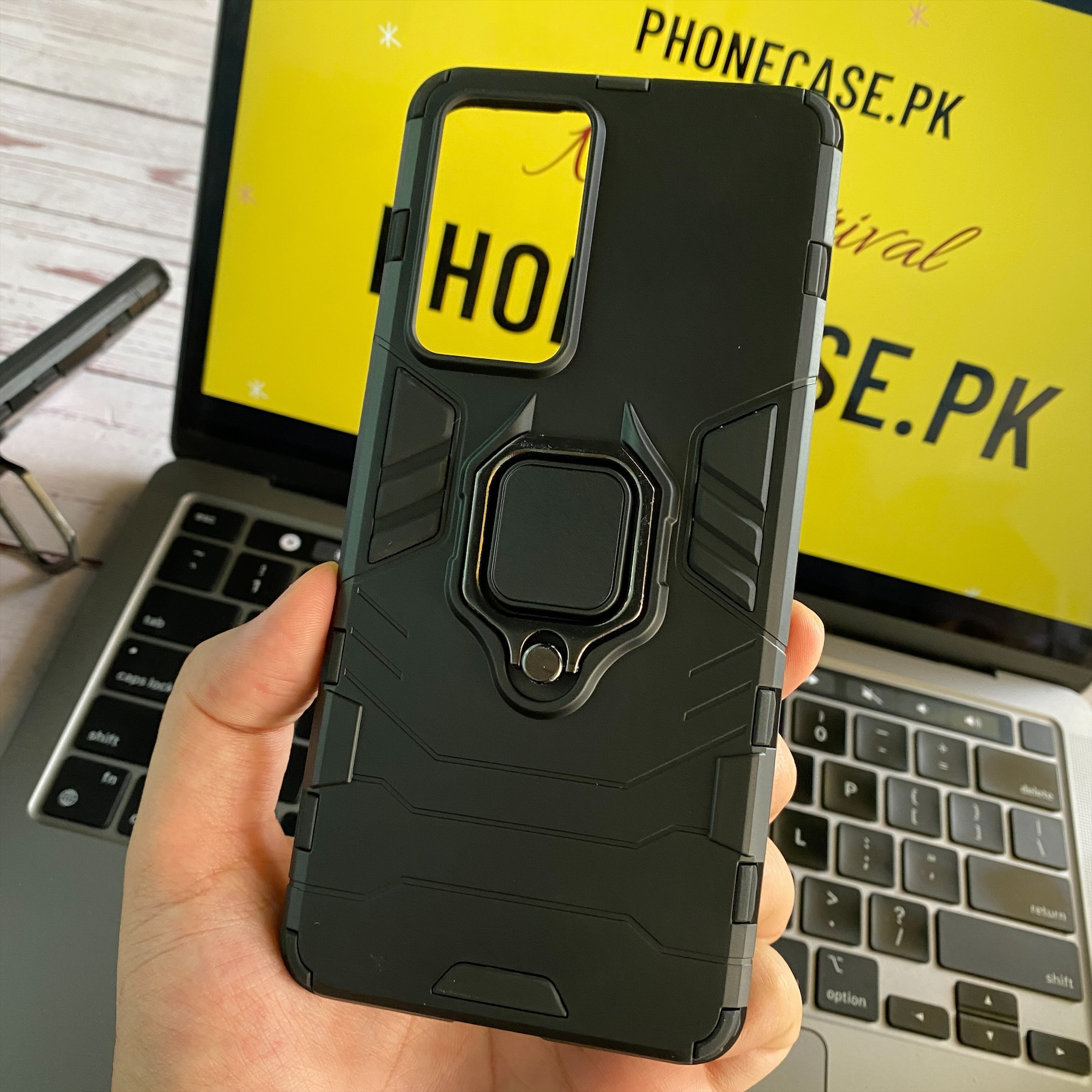 Xiaomi Mi 12 Pro 5G Upgraded Ironman with holding ring and kickStand Hybrid shock proof case