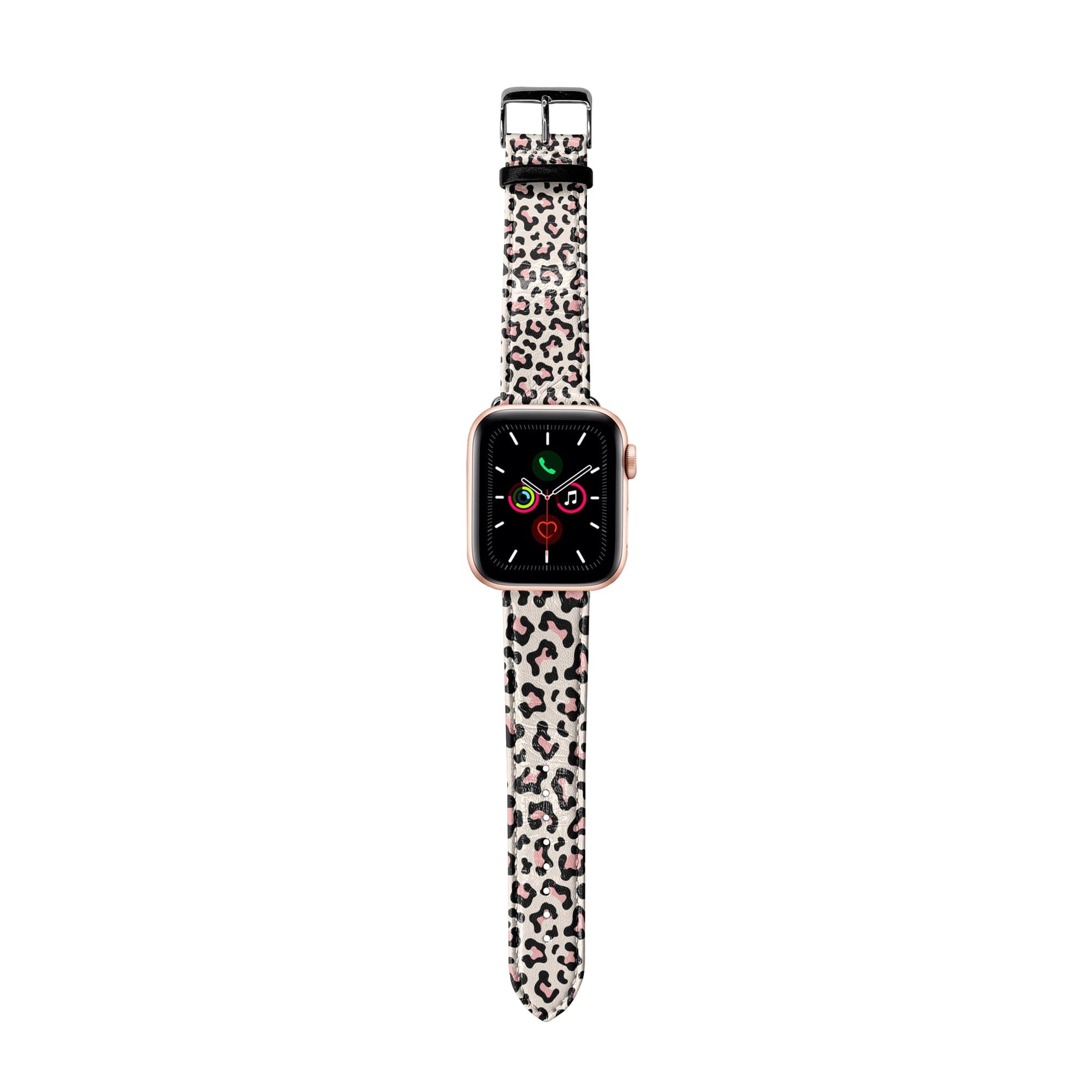 Apple Watch Premium Leather Strap Cheetah Series Design 01