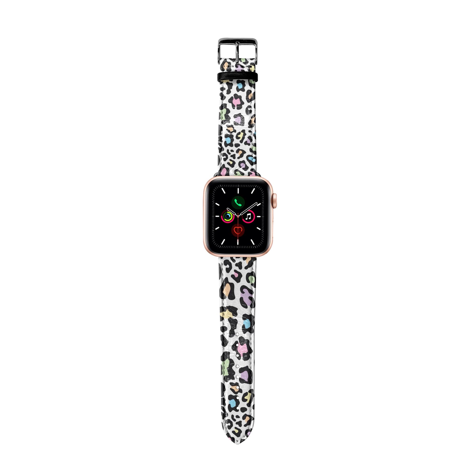Apple Watch Premium Leather Strap Cheetah Series Design 02