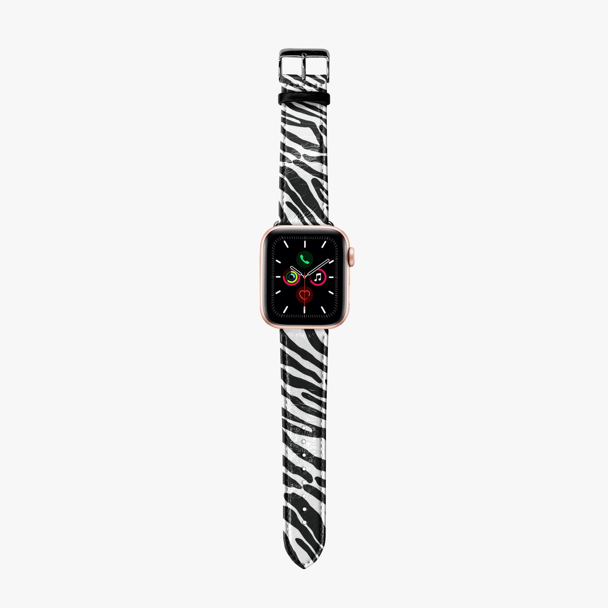 Apple Watch Premium Leather Strap Zebra Series Design 01