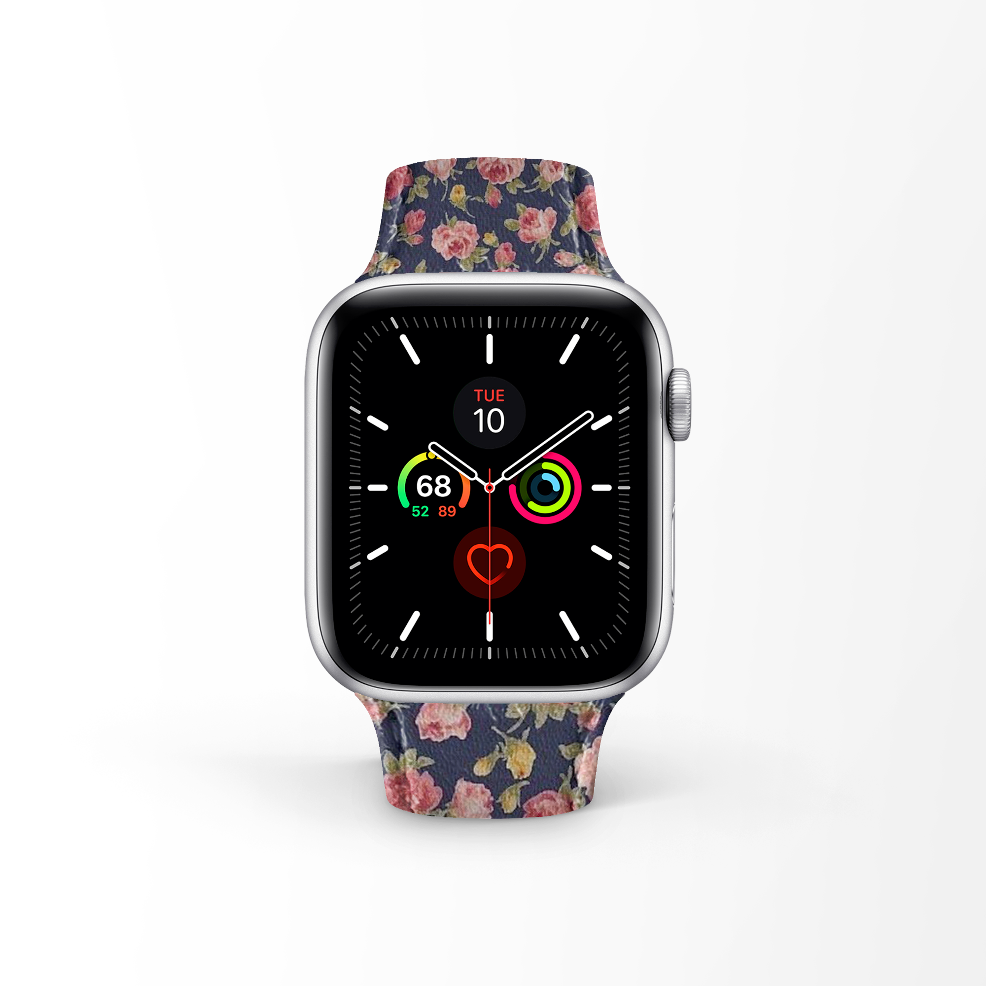 Apple Watch Premium Leather Strap Flower Series Design 03
