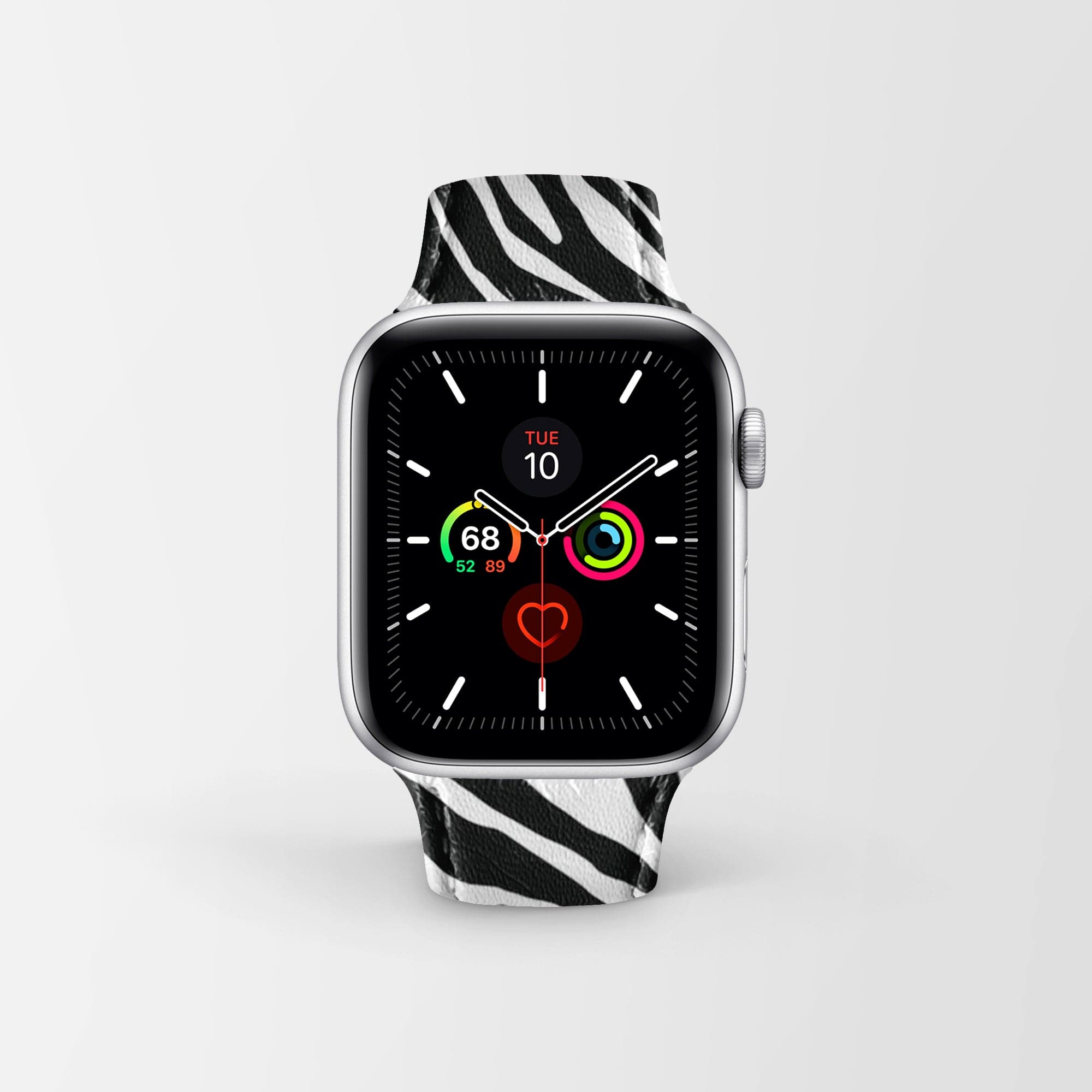 Apple Watch Premium Leather Strap Zebra Series Design 01