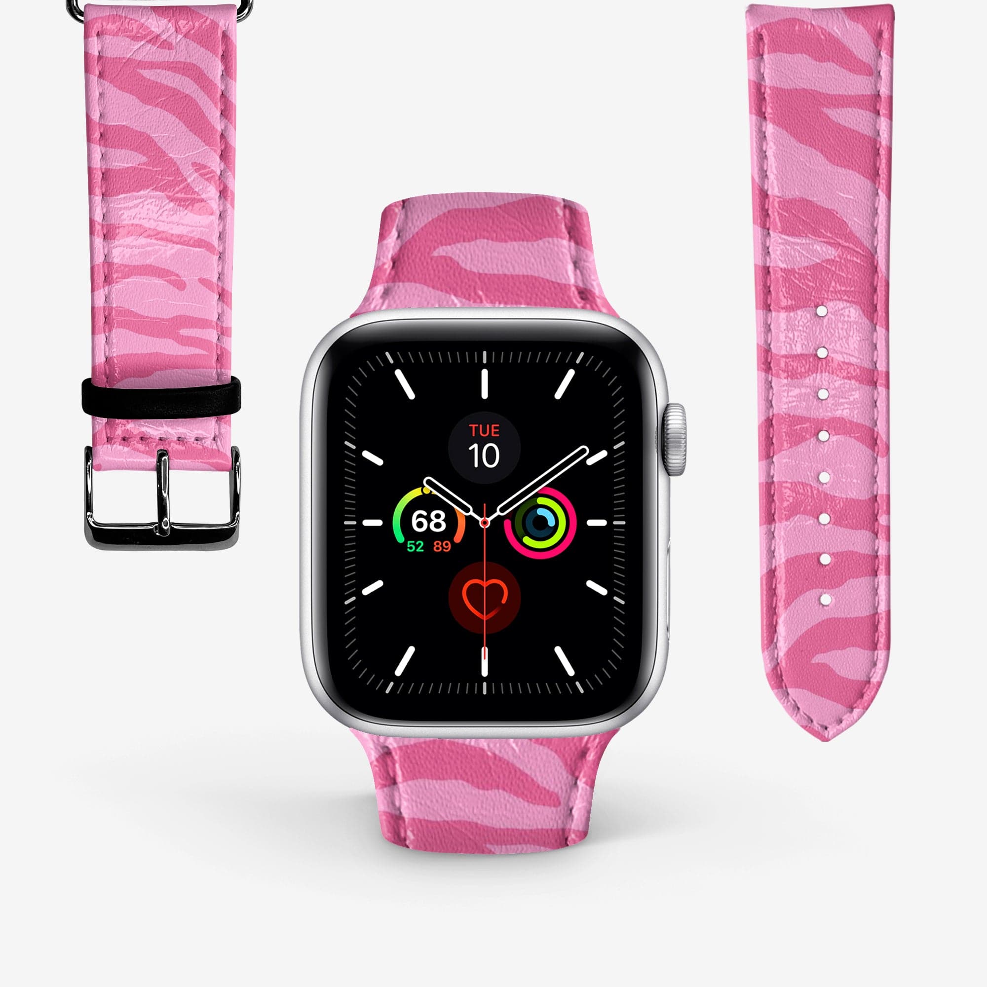 Apple Watch Premium Leather Strap Zebra Series Design 04