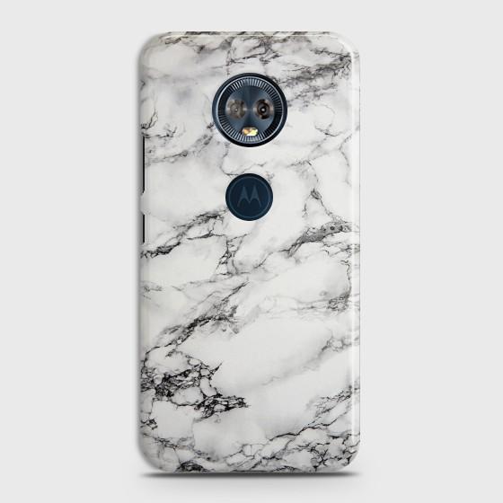 Motorola Moto E5 Plus Trendy White Marble  Case