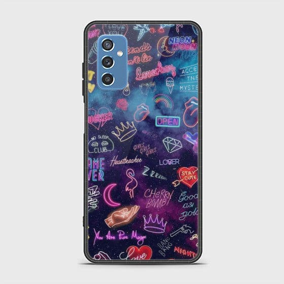 Samsung Galaxy M52 5G Neon Galaxy Glass Case