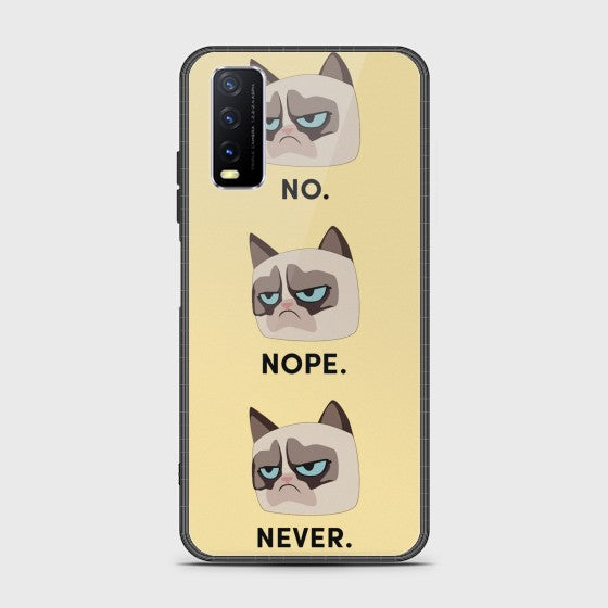 Vivo Y11s No Never Nope Glass Customized Case