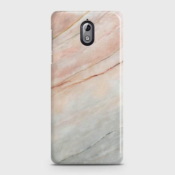 Nokia 3.1 Smoked Coral Marble Case