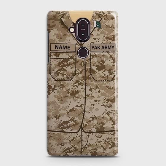 Nokia 8.1 Army Costume With Custom Name Case