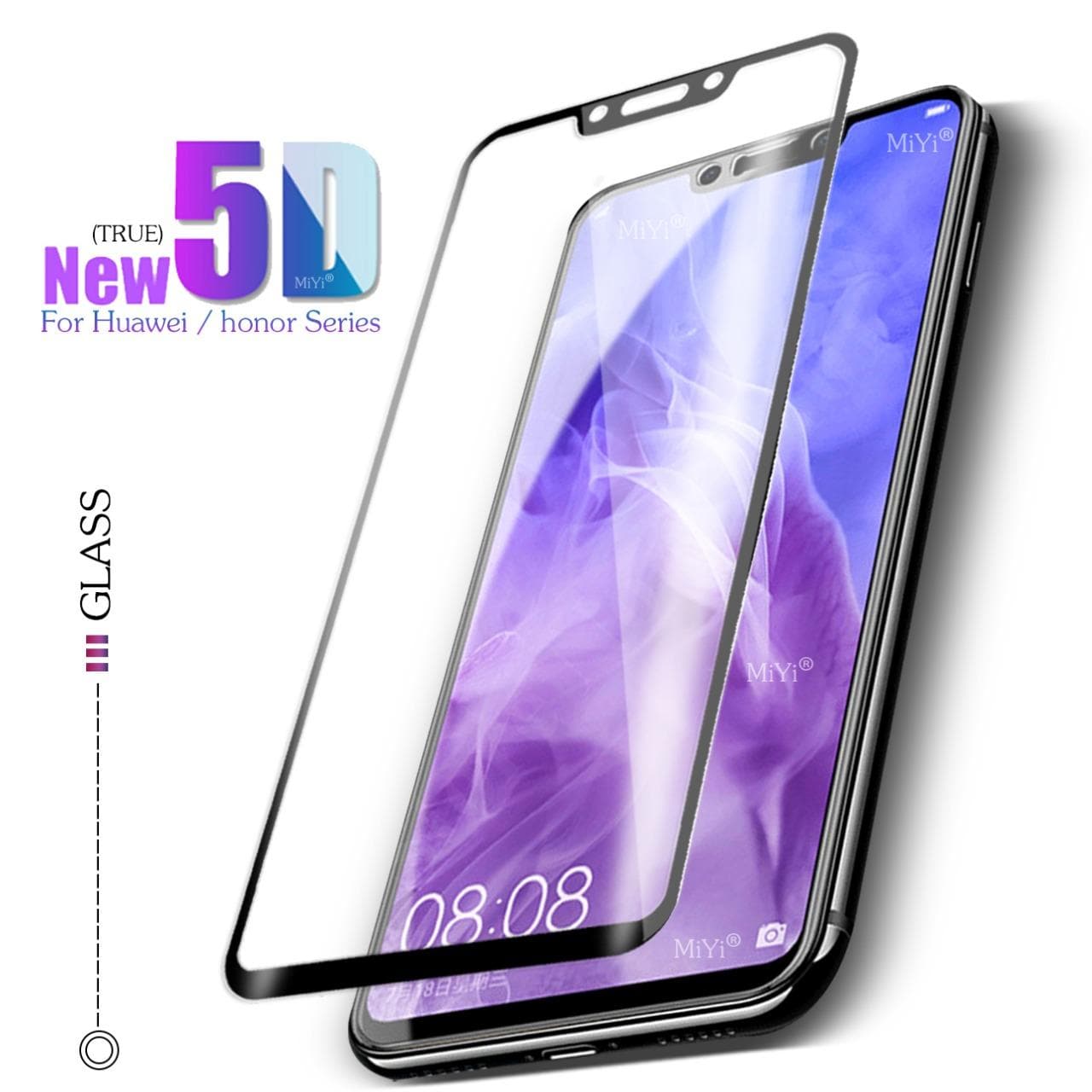 Huawei Branded 5D Full HD Tempered Glass