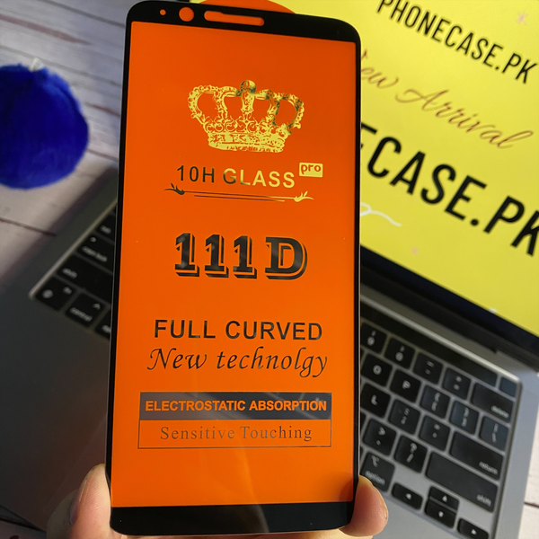 OnePlus 5T 11D full curved Electrostatic absorption Tempered glass Protector