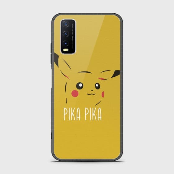 Vivo Y20A Pikachu Glass Customized Case