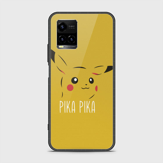 Vivo Y33s Pikachu Glass Customized Case
