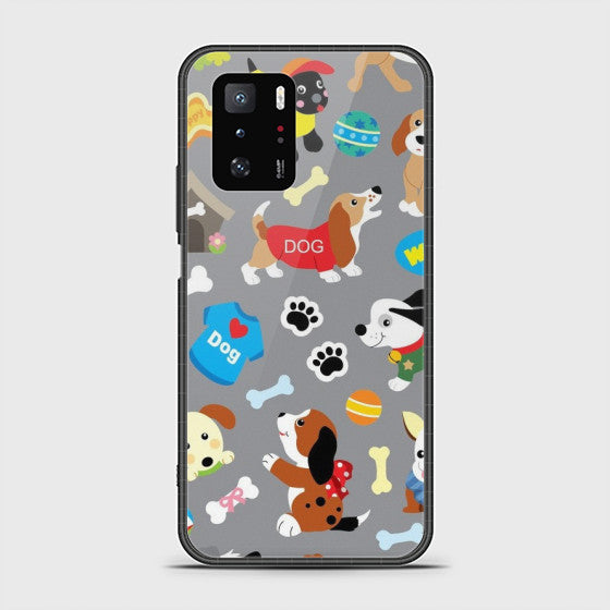 Xiaomi POCO X3 GT Puppy Love Glass Customized Case
