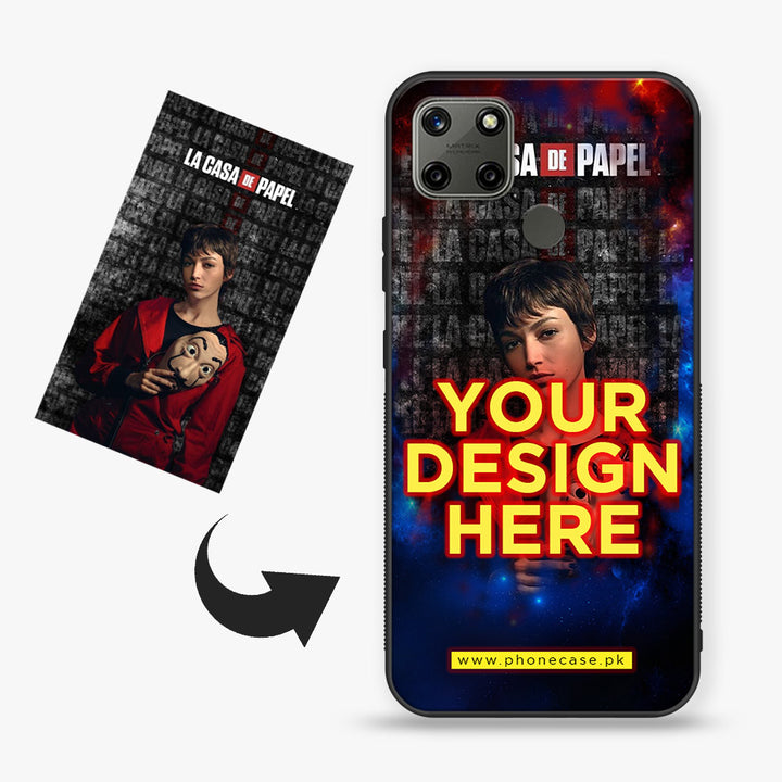 Realme C25Y   - Customize your own - Premium Metal Printed soft Bumper shock Proof Case