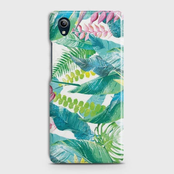 Vivo Y1s Retro Palm Leaves Customized Case
